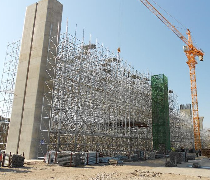 盤(pán)扣式腳手架工程的一步的間距是多少？