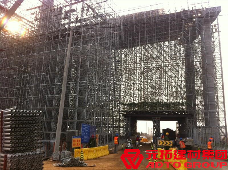 盤扣架數(shù)量計(jì)算難不難，盤扣一噸可以搭多少平？